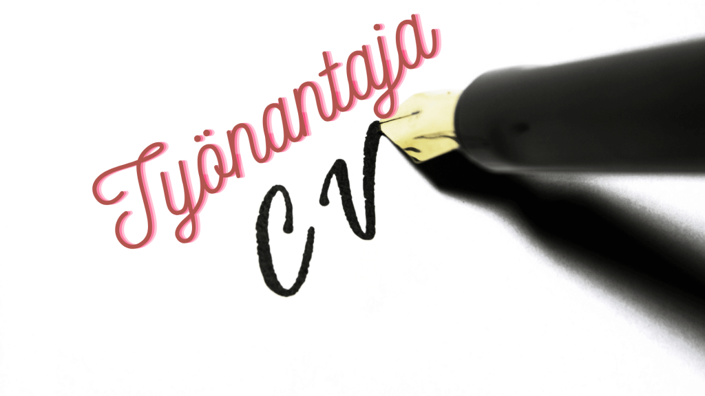 työnantajan cv